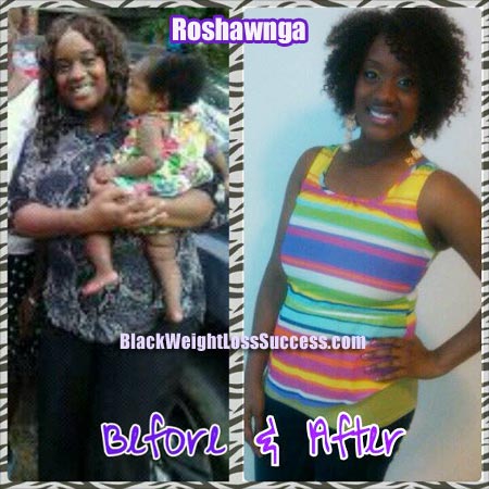 Roshawnga weight loss journey