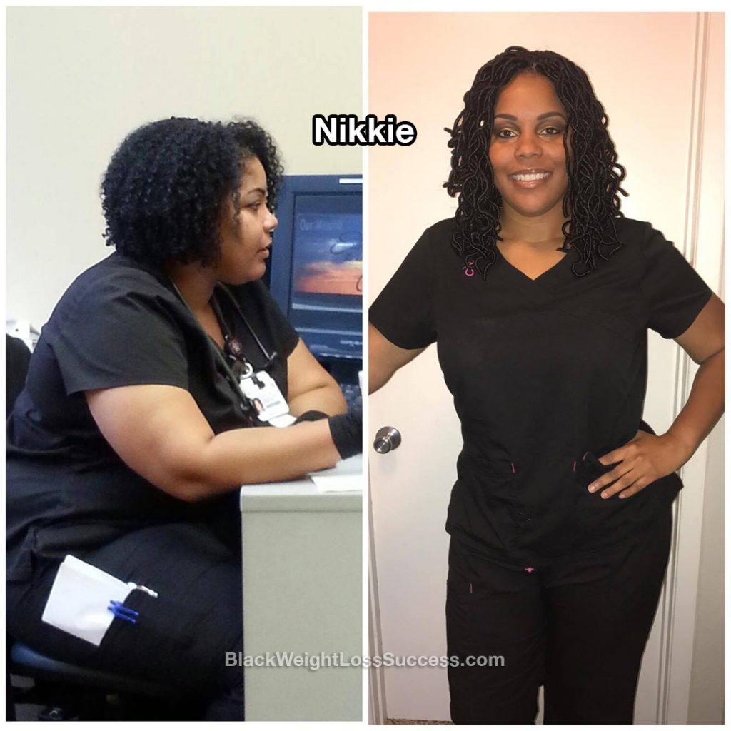 Nikkie Lost 72 Pounds Black Weight Loss Success