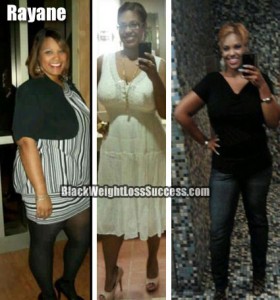 Rayane lost 80 pounds | Black Weight Loss Success