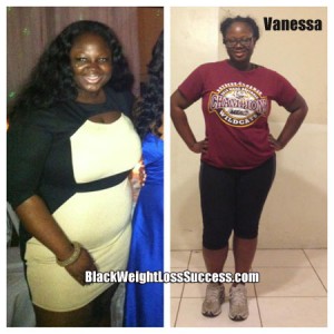 Vanessa lost 54 pounds | Black Weight Loss Success