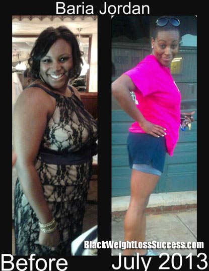 Baria lost 55 pounds | Black Weight Loss Success