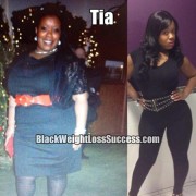 Tia lost 107 pounds | Black Weight Loss Success