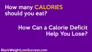 How Can a Calorie Deficit Help You Lose? | Black Weight Loss Success