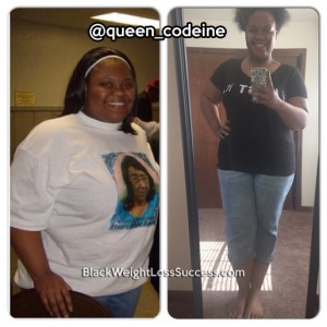 LaKendra lost 70 pounds | Black Weight Loss Success