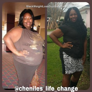 Chenille lost 106 pounds | Black Weight Loss Success