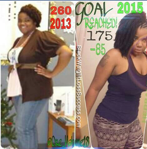 Cre lost 85 pounds | Black Weight Loss Success