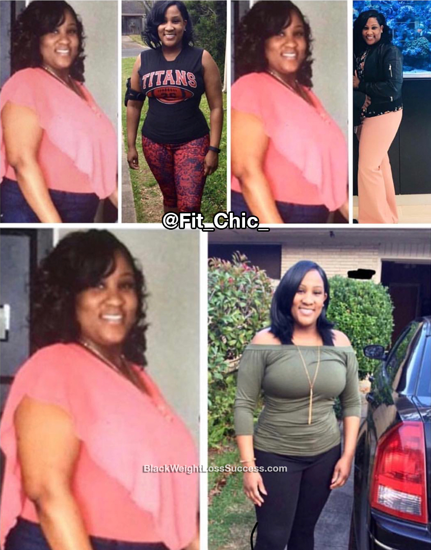 Chanda lost 45 pounds | Black Weight Loss Success