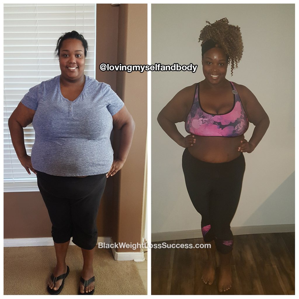 Nicole lost 136 pounds | Black Weight Loss Success