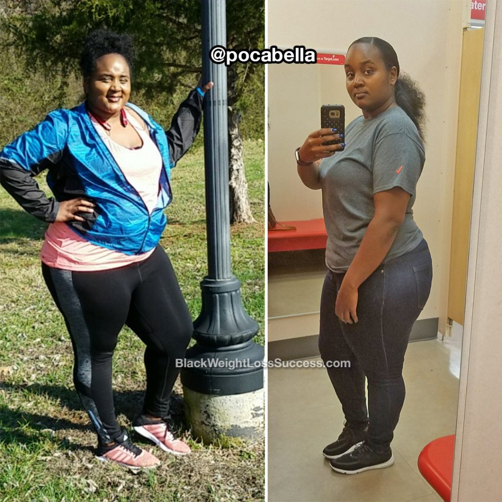 Layshae lost 52 pounds | Black Weight Loss Success