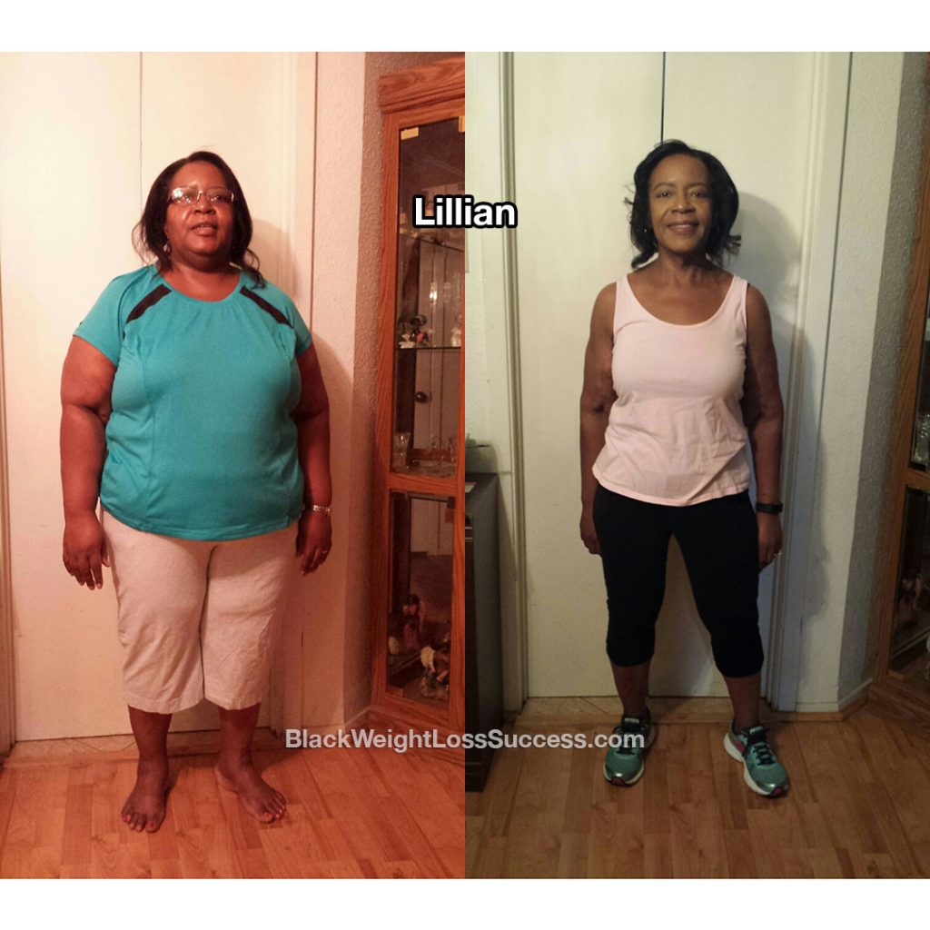 Lillian lost 150 pounds | Black Weight Loss Success