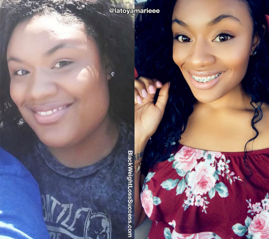 Latoya lost 80 pounds | Black Weight Loss Success