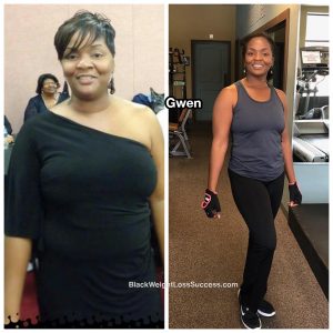 Gwen lost 62 pounds | Black Weight Loss Success