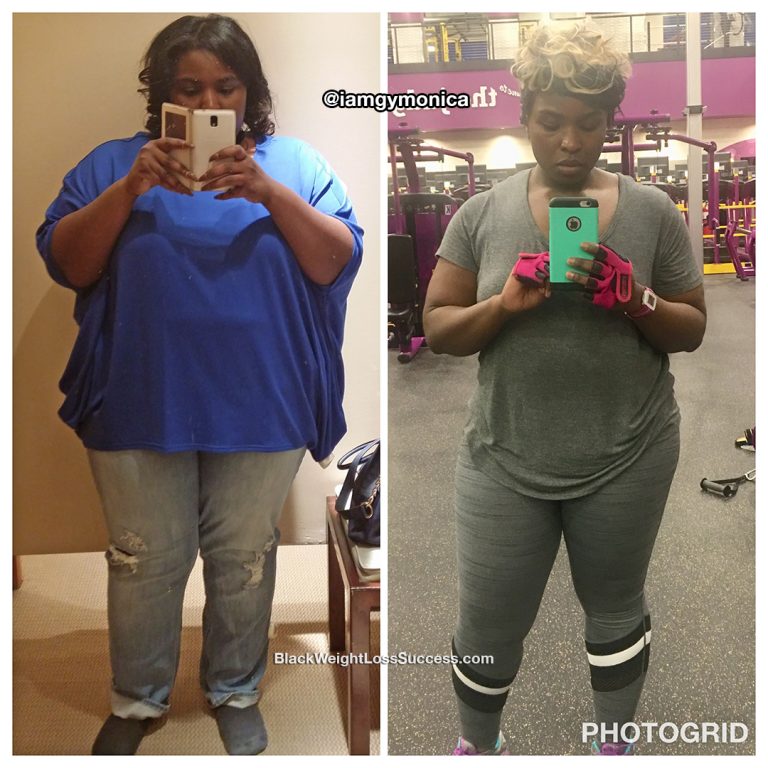 Monica lost 116 pounds | Black Weight Loss Success