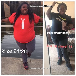 Shadae lost 52 pounds | Black Weight Loss Success