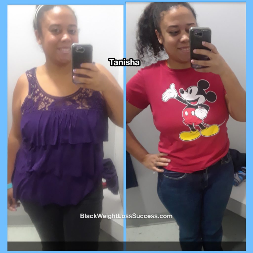 Tanisha lost 65 pounds | Black Weight Loss Success