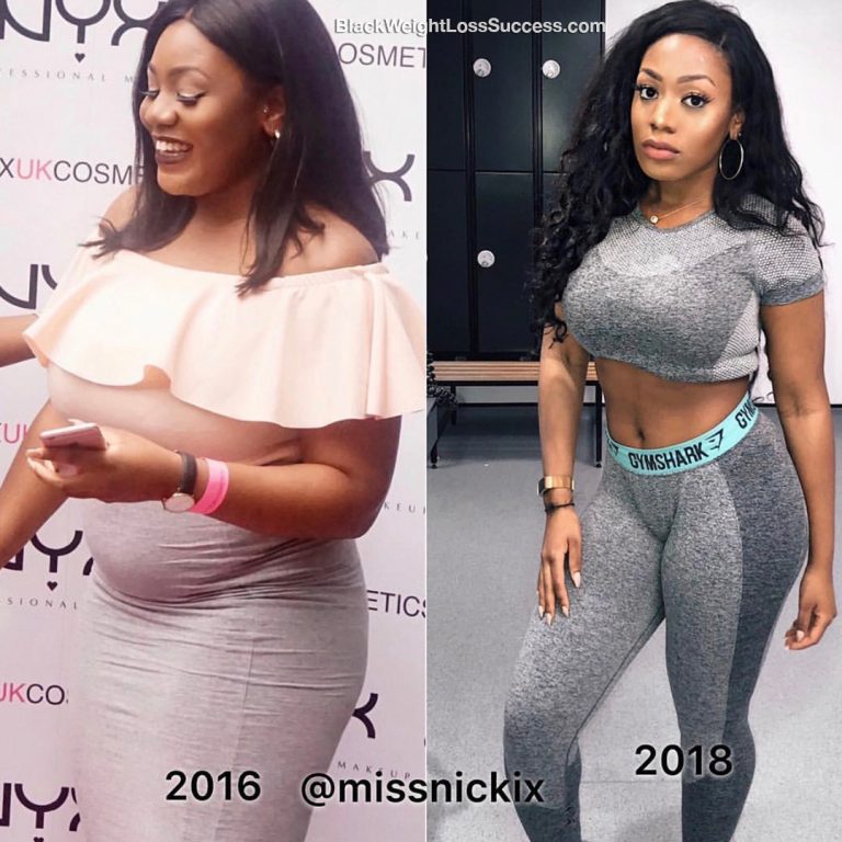 Nicki lost more than 50 pounds | Black Weight Loss Success