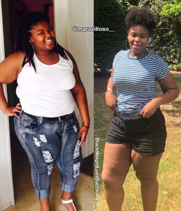 Quashema lost 82 pounds | Black Weight Loss Success