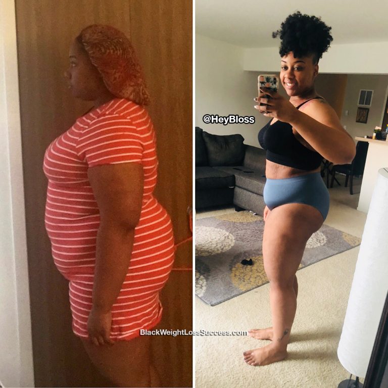 Teariea lost 71 pounds | Black Weight Loss Success