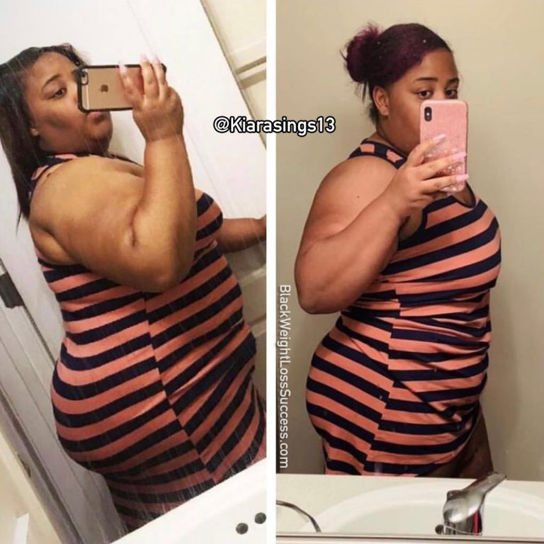 Kiara lost 64 pounds | Black Weight Loss Success