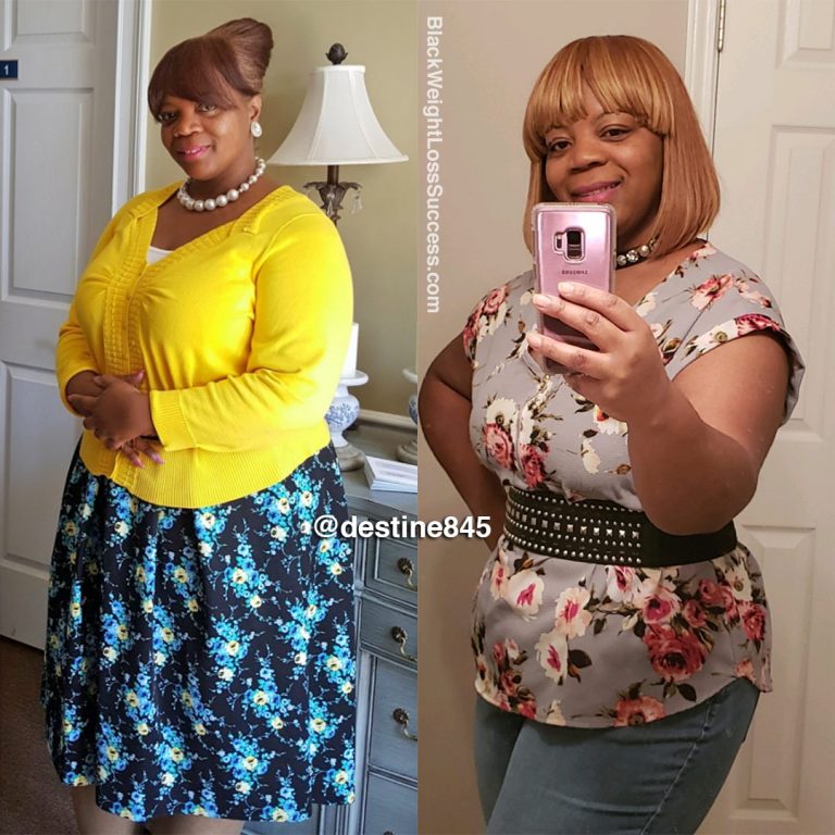 Yvonne has gone from a size 22 to a size 14 | Black Weight Loss Success