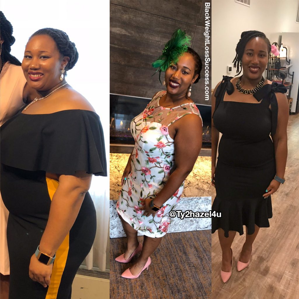 Tyiesha lost 48 pounds | Black Weight Loss Success