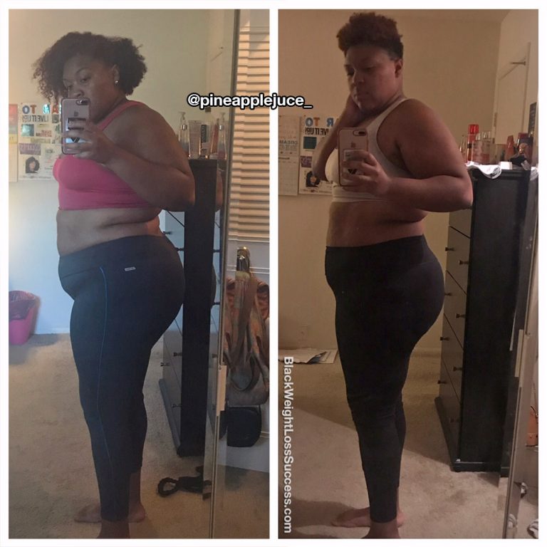 Ashlee lost 40 pounds | Black Weight Loss Success