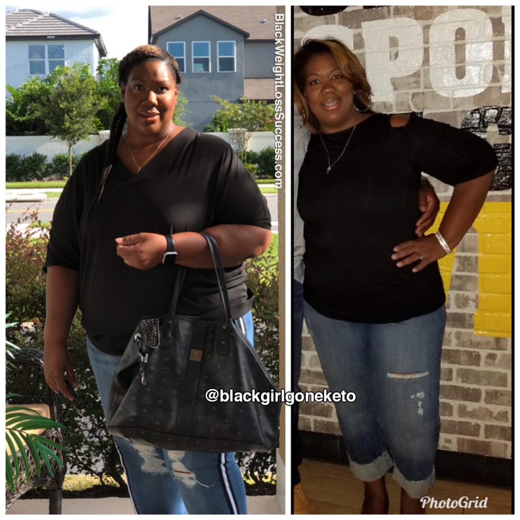 Erika lost 56 pounds | Black Weight Loss Success