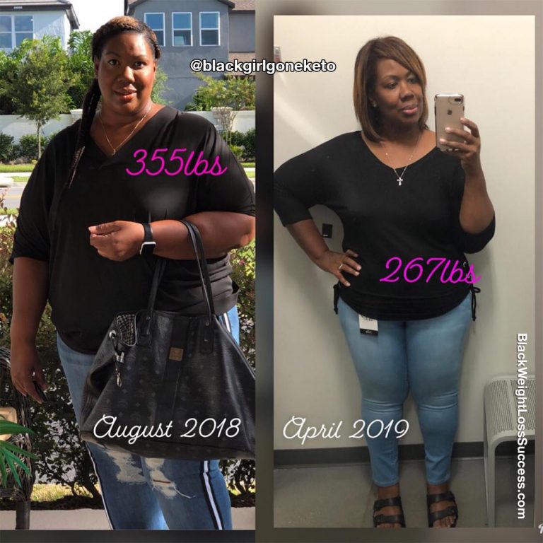 Erika lost 56 pounds | Black Weight Loss Success