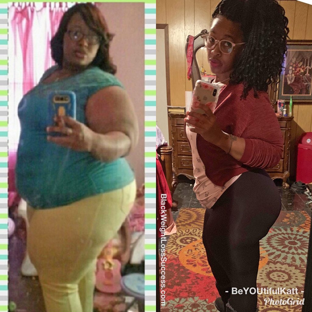 Katt lost 146 pounds | Black Weight Loss Success