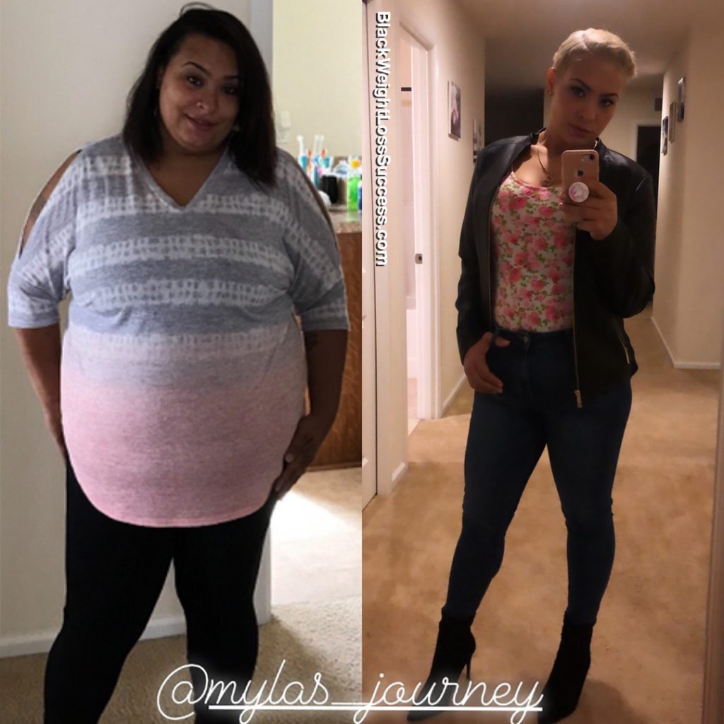 Myla lost 154 pounds | Black Weight Loss Success