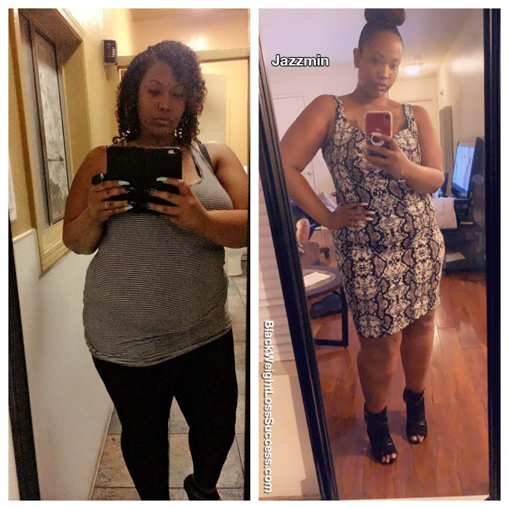 Jazzmin lost 63 pounds | Black Weight Loss Success