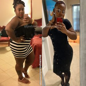 Joslyn lost 94 pounds | Black Weight Loss Success