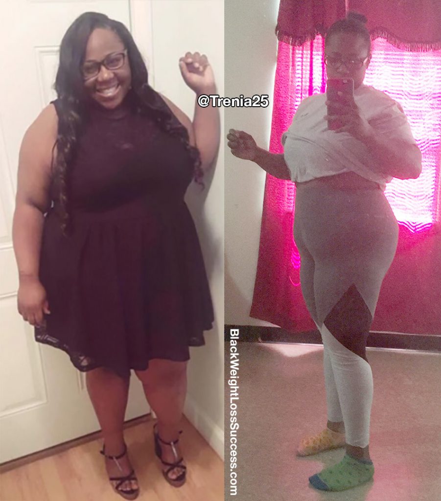 Trenia lost 73 pounds | Black Weight Loss Success