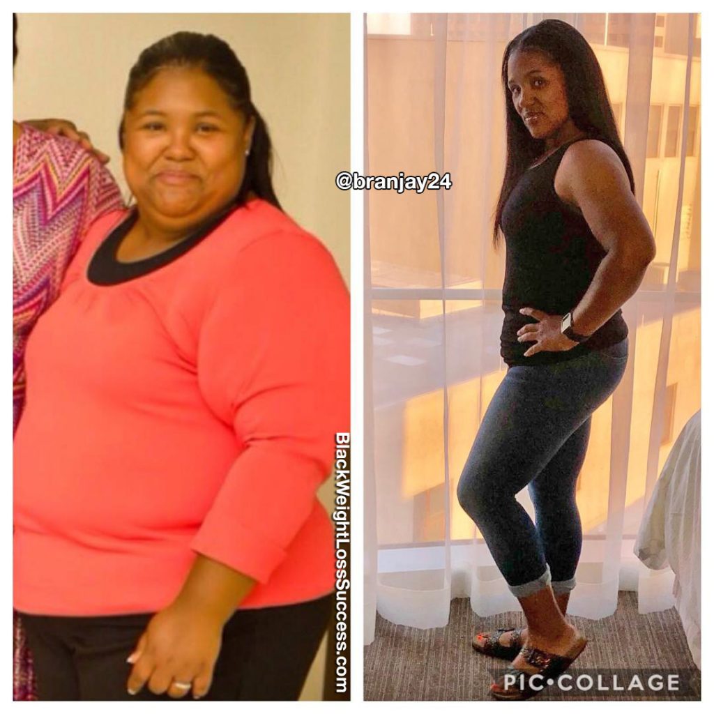 Brandee lost 102 pounds | Black Weight Loss Success