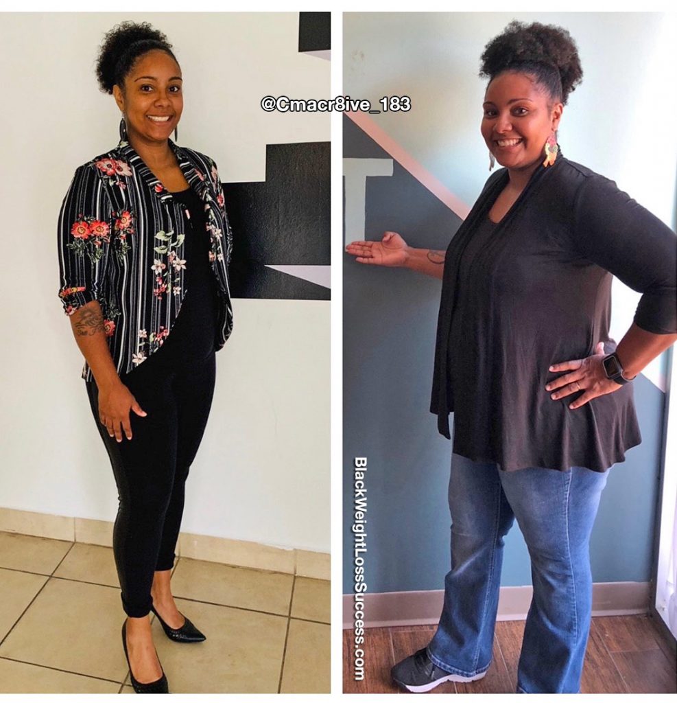 Cassandra lost 50 pounds | Black Weight Loss Success