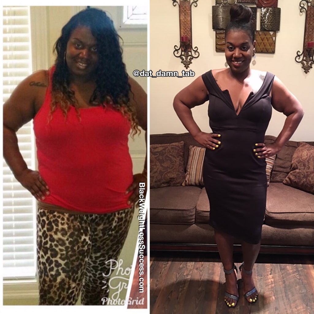 Tabatha lost 66 pounds | Black Weight Loss Success