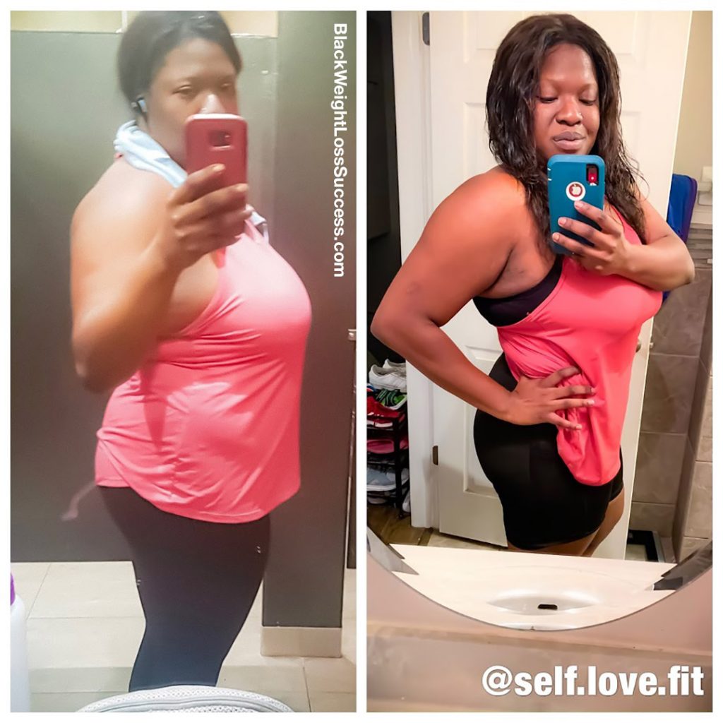 Daniella lost 50 pounds | Black Weight Loss Success