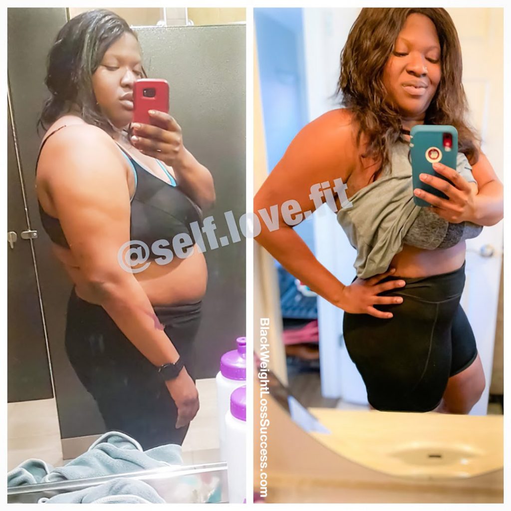 Daniella lost 50 pounds | Black Weight Loss Success