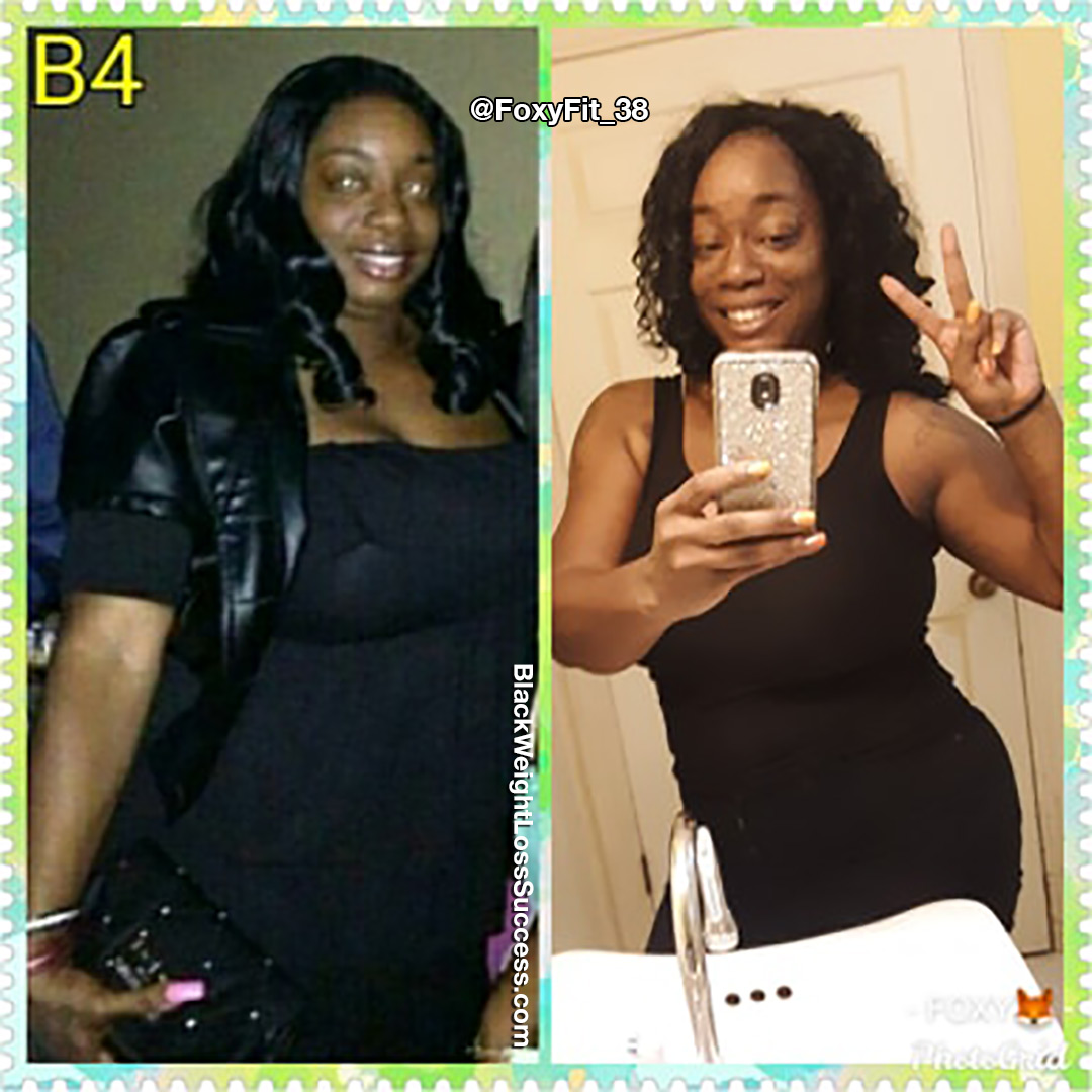 Felicia lost 35 pounds Black Weight Loss Success