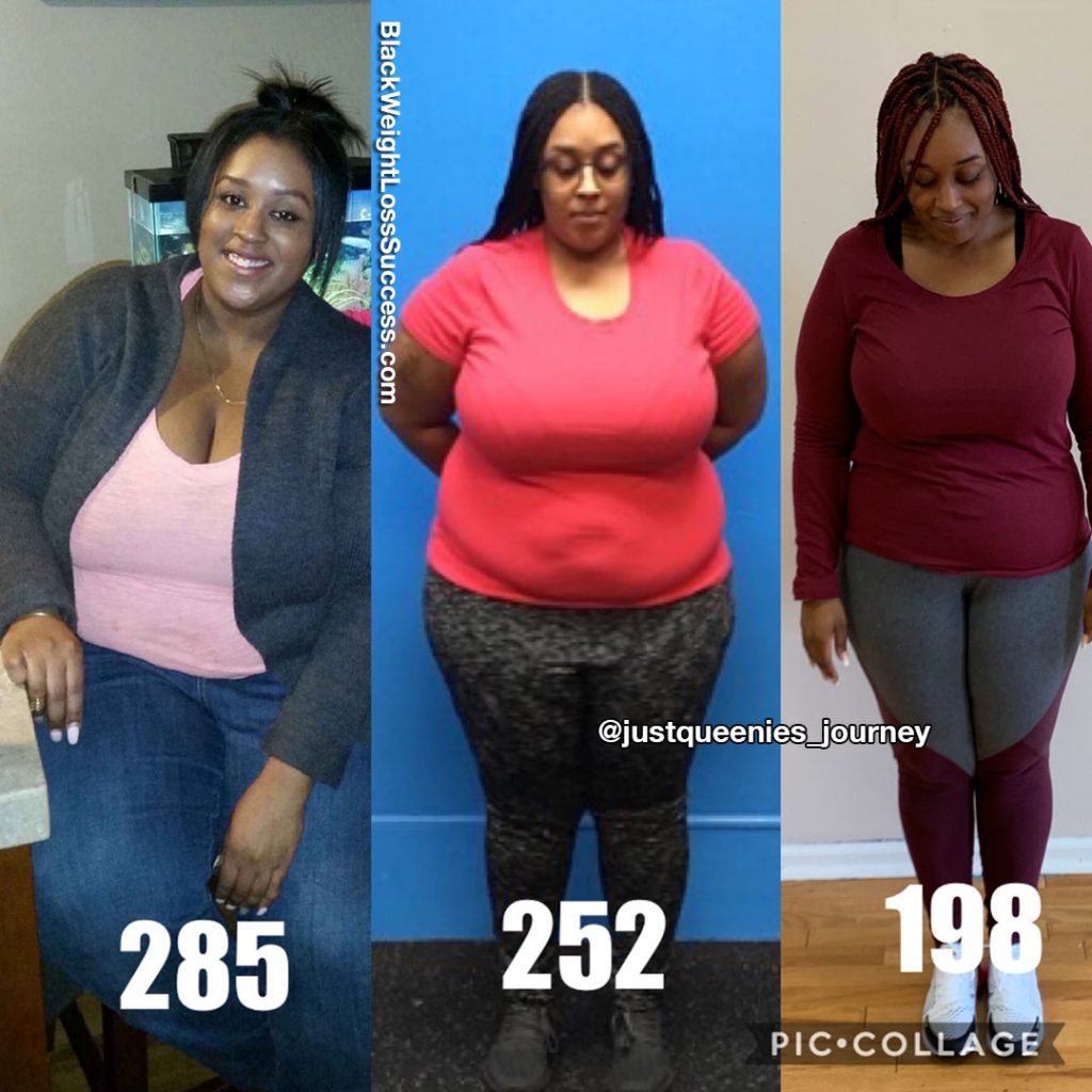 Shavone lost 87 pounds | Black Weight Loss Success