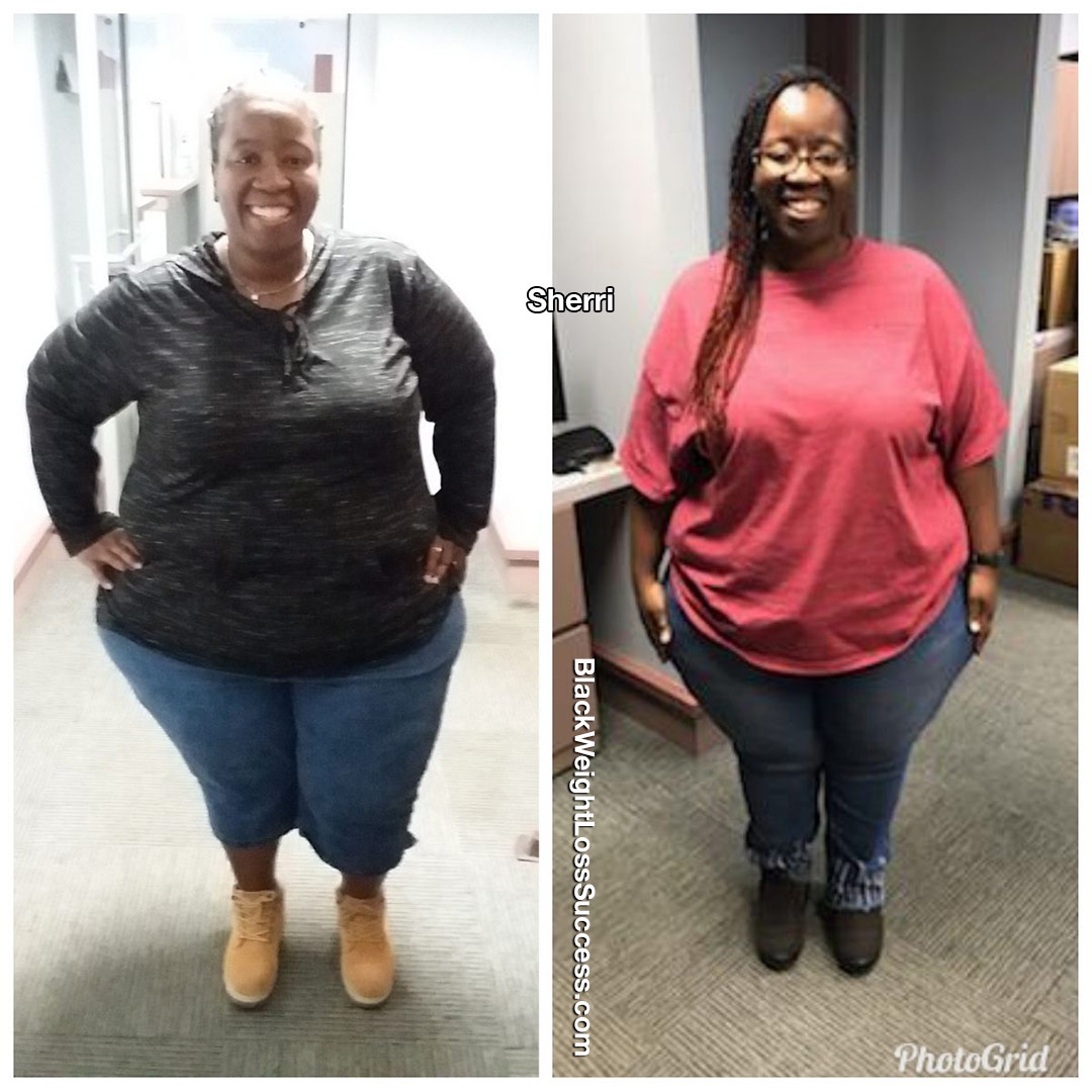 Sherri lost 45 pounds | Black Weight Loss Success