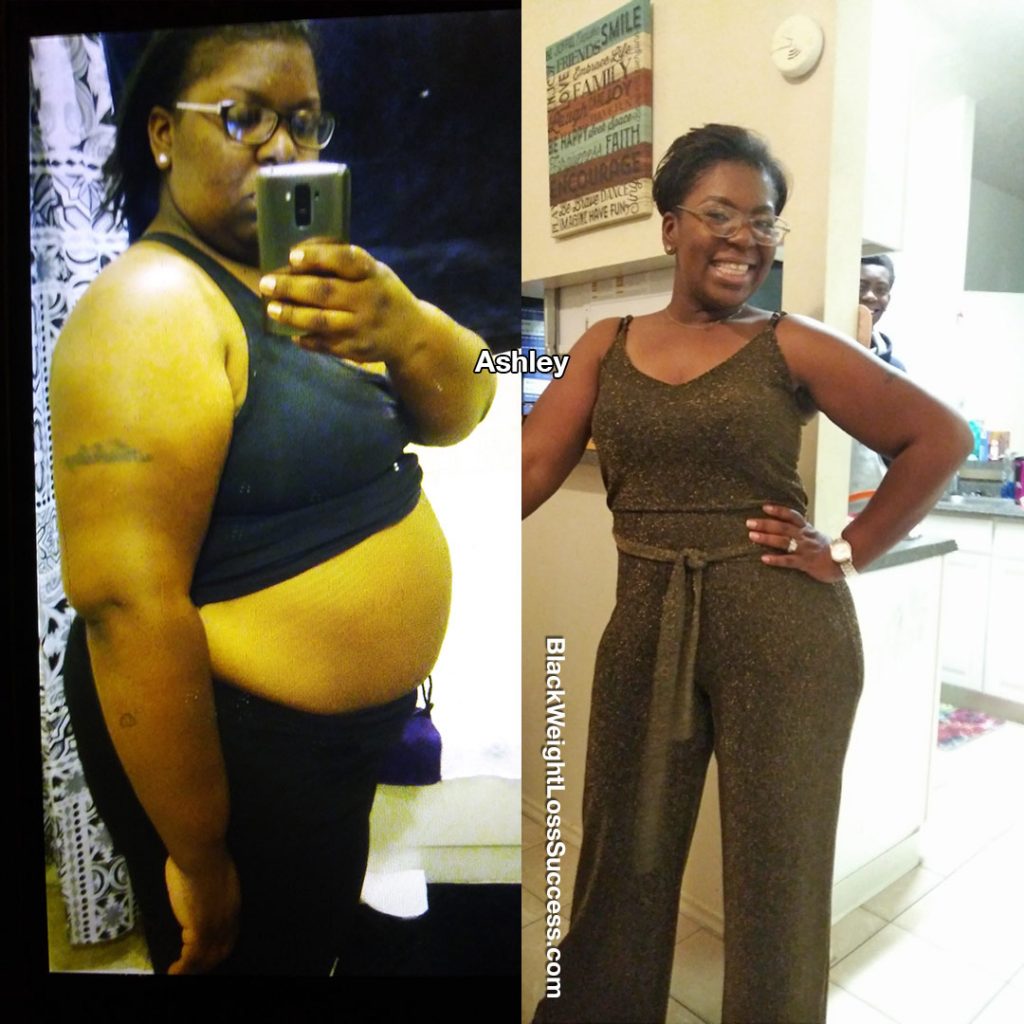 Ashley lost 100 pounds | Black Weight Loss Success