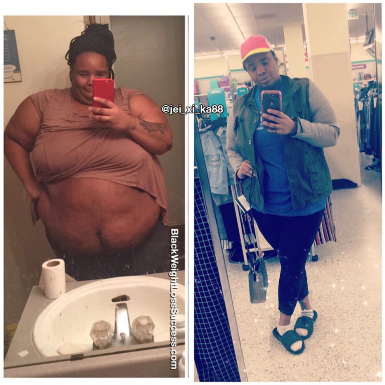 Jessica lost 135 pounds | Black Weight Loss Success