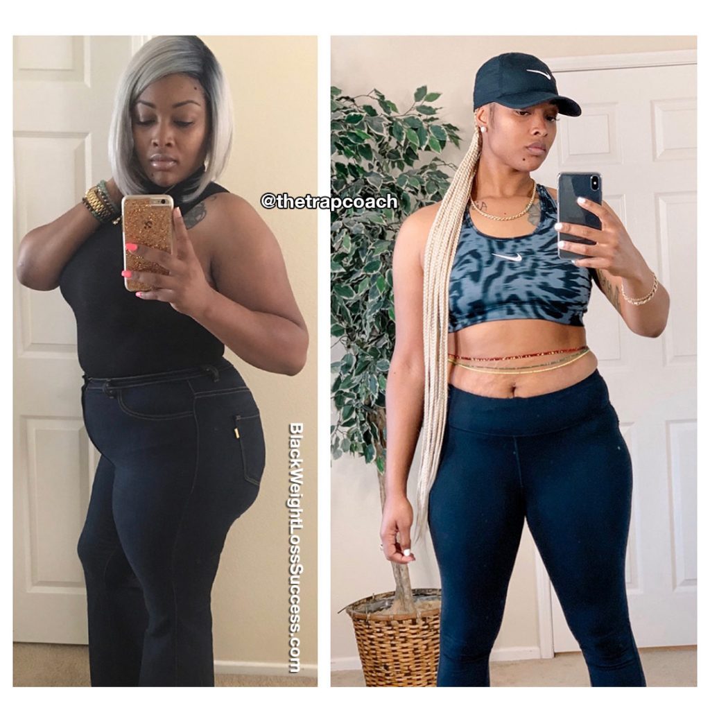 Nene lost 79 pounds | Black Weight Loss Success