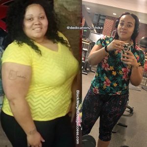 Tashika lost 142 pounds | Black Weight Loss Success