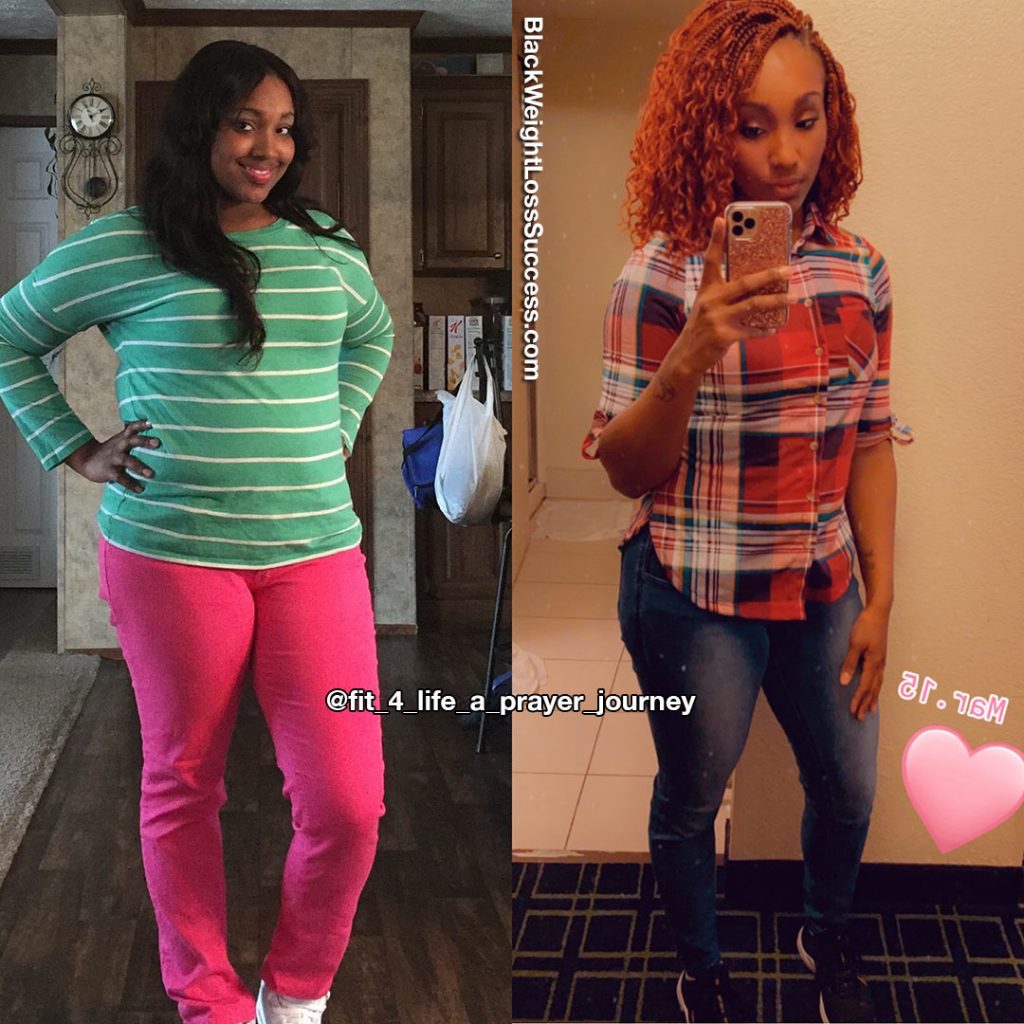 Terica lost 58 pounds | Black Weight Loss Success