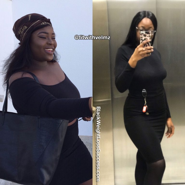 Jade lost 84 pounds Black Weight Loss Success