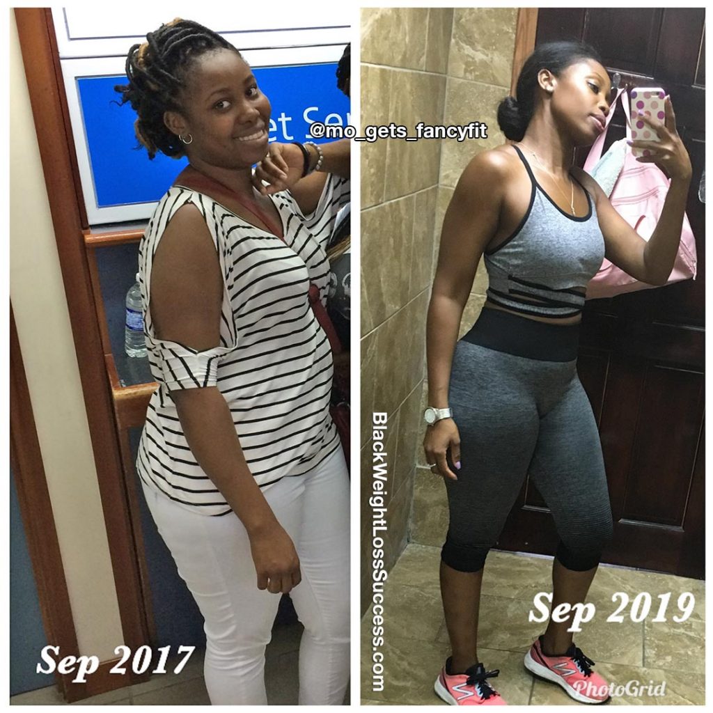 Monique lost 25 pounds | Black Weight Loss Success