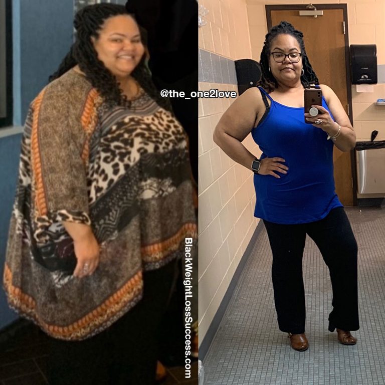 Rebecca lost 95 pounds | Black Weight Loss Success