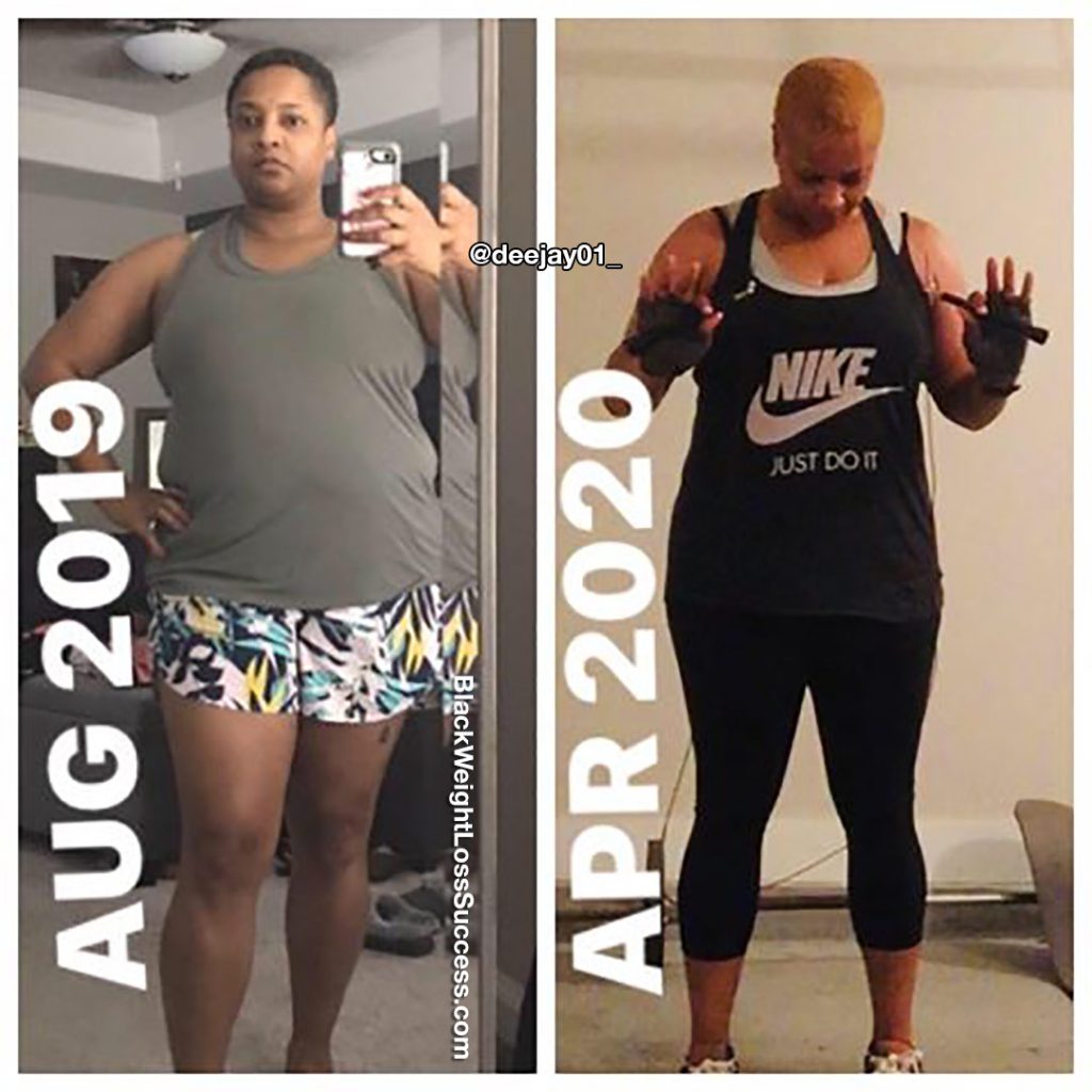 Denise lost 39 pounds Black Weight Loss Success